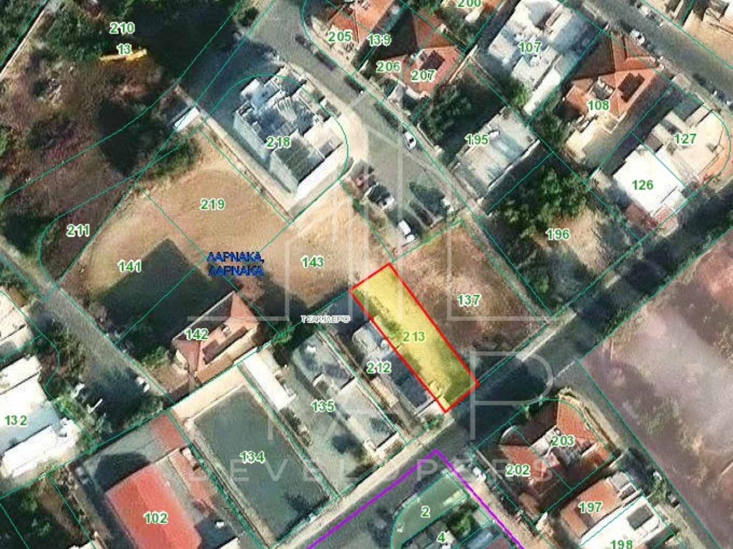 Tsiakilero Plot 2 building plot for sale in Larnaca
